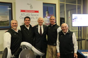 ATLAS and Bergman men standing and smiling together