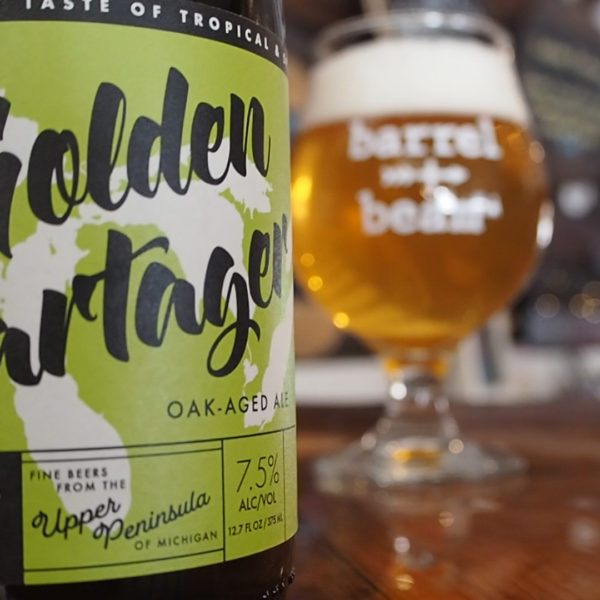 Barrel and Beam Golden Partager packaging