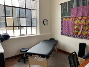 Inside one of the offices at Northbound Physical Therapy & Wellness